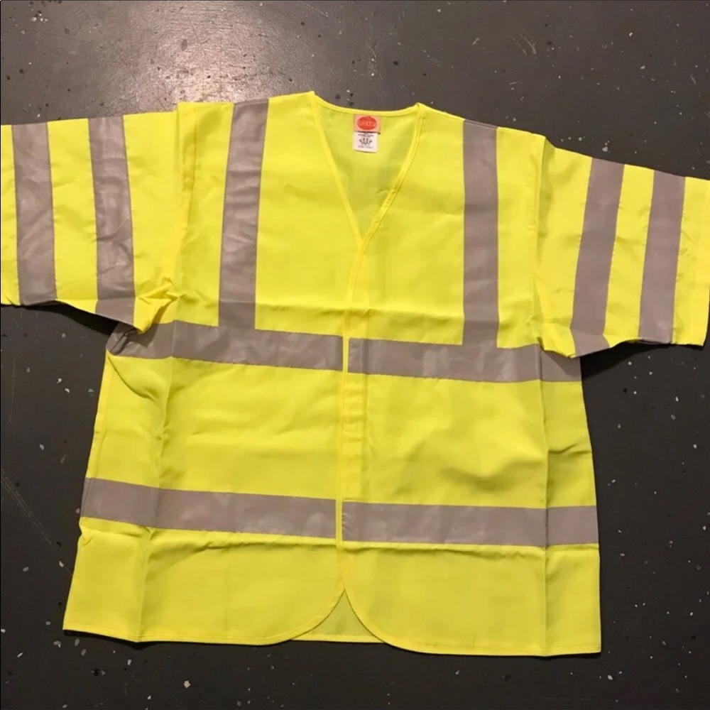 Yellow safety vest